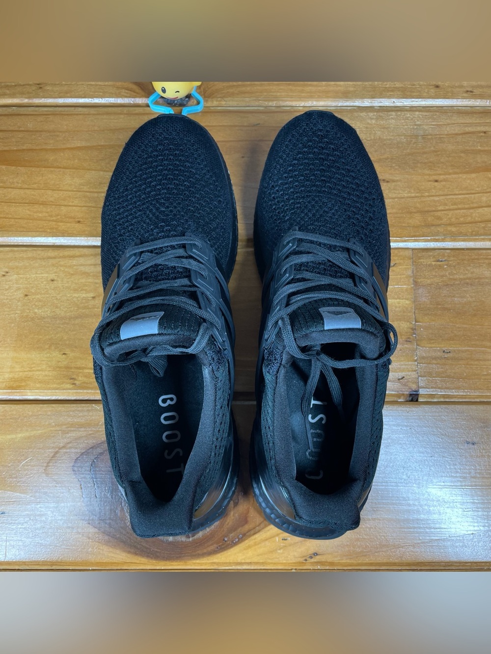 Adidas Ultraboost 1.0 Mens Size 11.5 Triple Black Running Shoes Sneakers HQ4199 - Picture 13 of 16